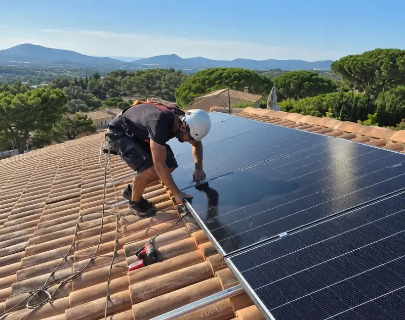 Installateur panneaux solaires Sainte-Anastasie-sur-Issole — pose photovoltaïque sur toiture